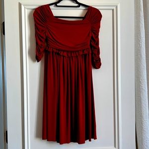 Women’s red jersey dress by Philosophy by Alberto Ferretti